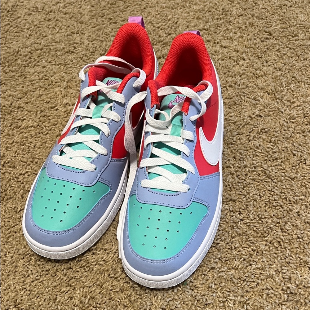 Nike Kids Red and Blue Sneakers
